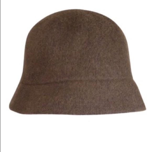 August Accessories Brown Cloche Hat My Melton NWT - Picture 2 of 6
